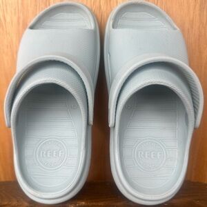 Reef Rio Slides Kids Light Blue Sandals Size 12